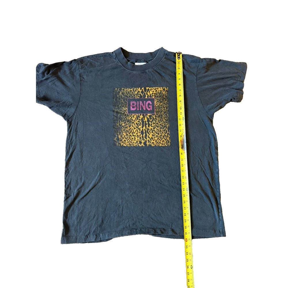 ANINE BING Women's Washed Leopard Print Graphic T Shirt Distressed Tee OS Rare - Picture 2 of 5